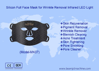 Ev Kullanımı LED Işık Terapisi Cilt Yenilenmesi Sıkı Silikon LED Yüz Maski